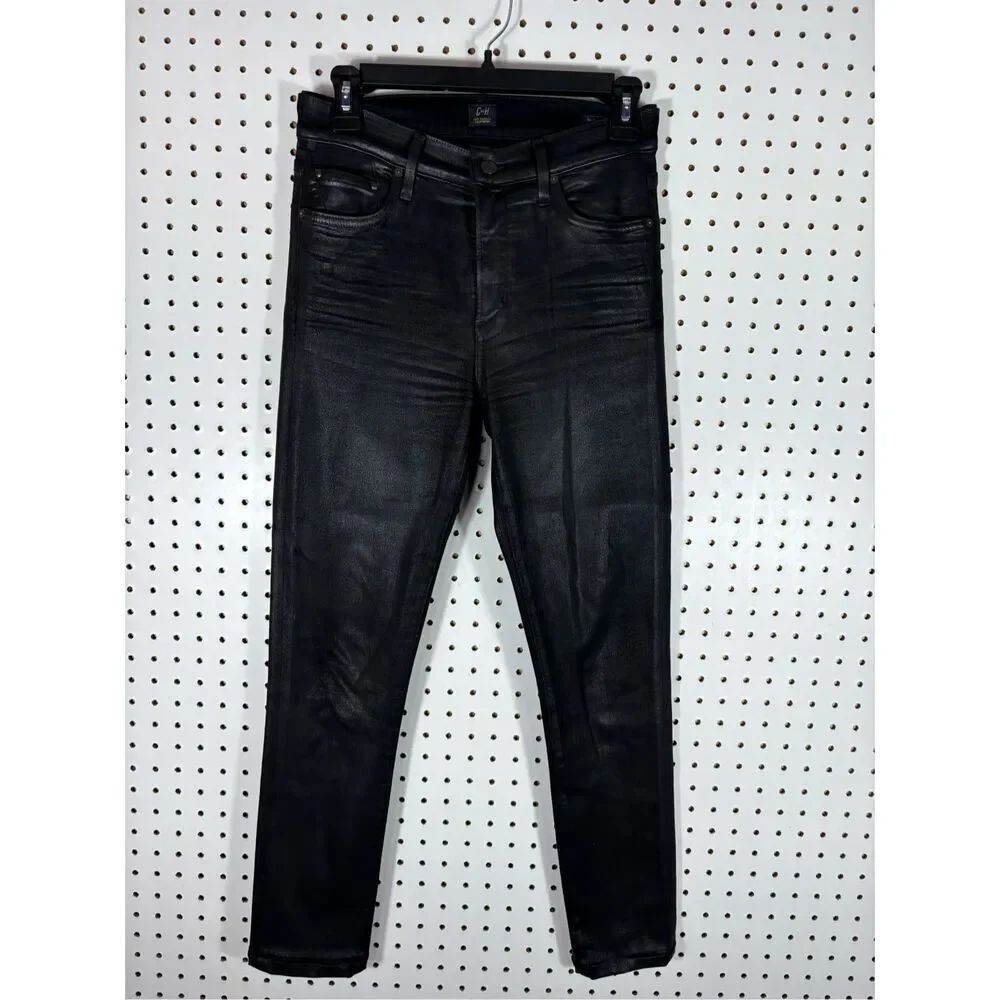 Citizens Of Humanity womans coated rocket slick high rise skinny size 28